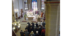 Festgottesdienst zum 50jahrigen Priesterjubiläum von Stadtpfarrer i.R. Geistlichen Rat Ulrich Trzeciok (Foto: Karl-Franz Thiede)